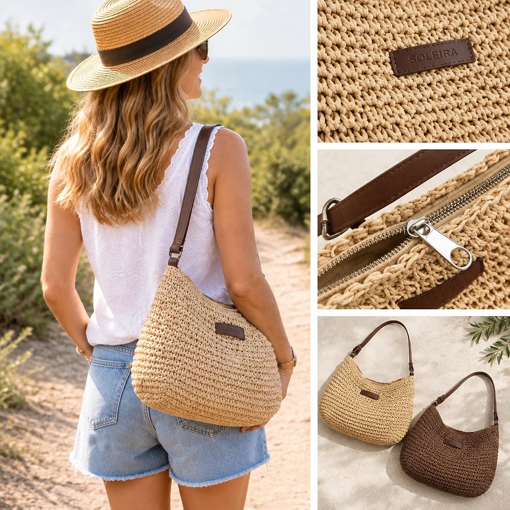 Soleira – Bolso de Rafia Boho