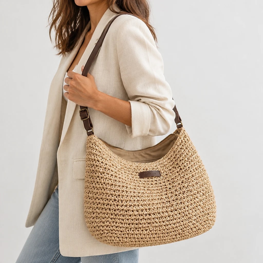 Soleira – Bolso de Rafia Boho