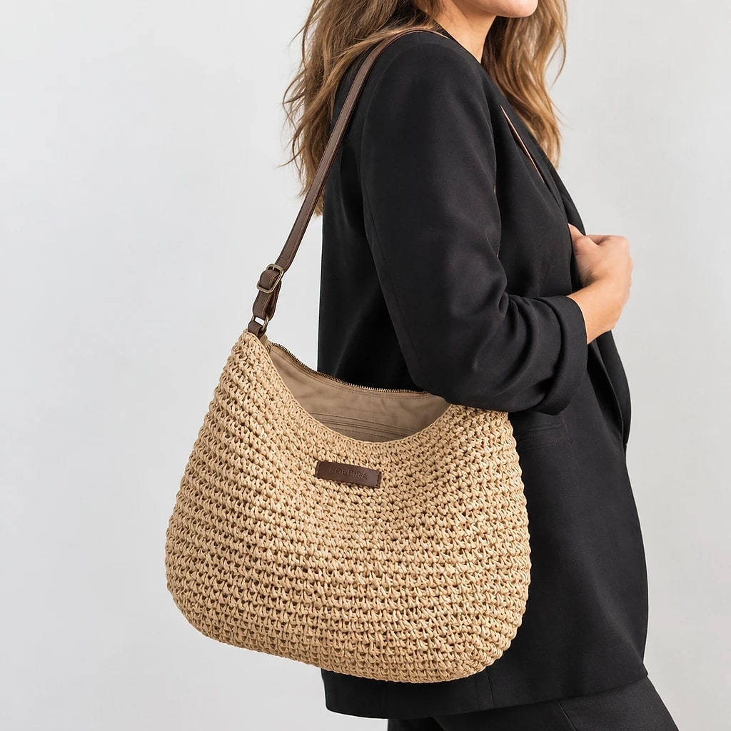 Soleira – Bolso de Rafia Boho