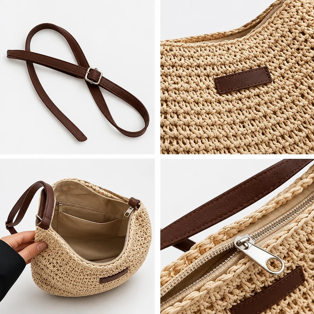 Soleira – Bolso de Rafia Boho