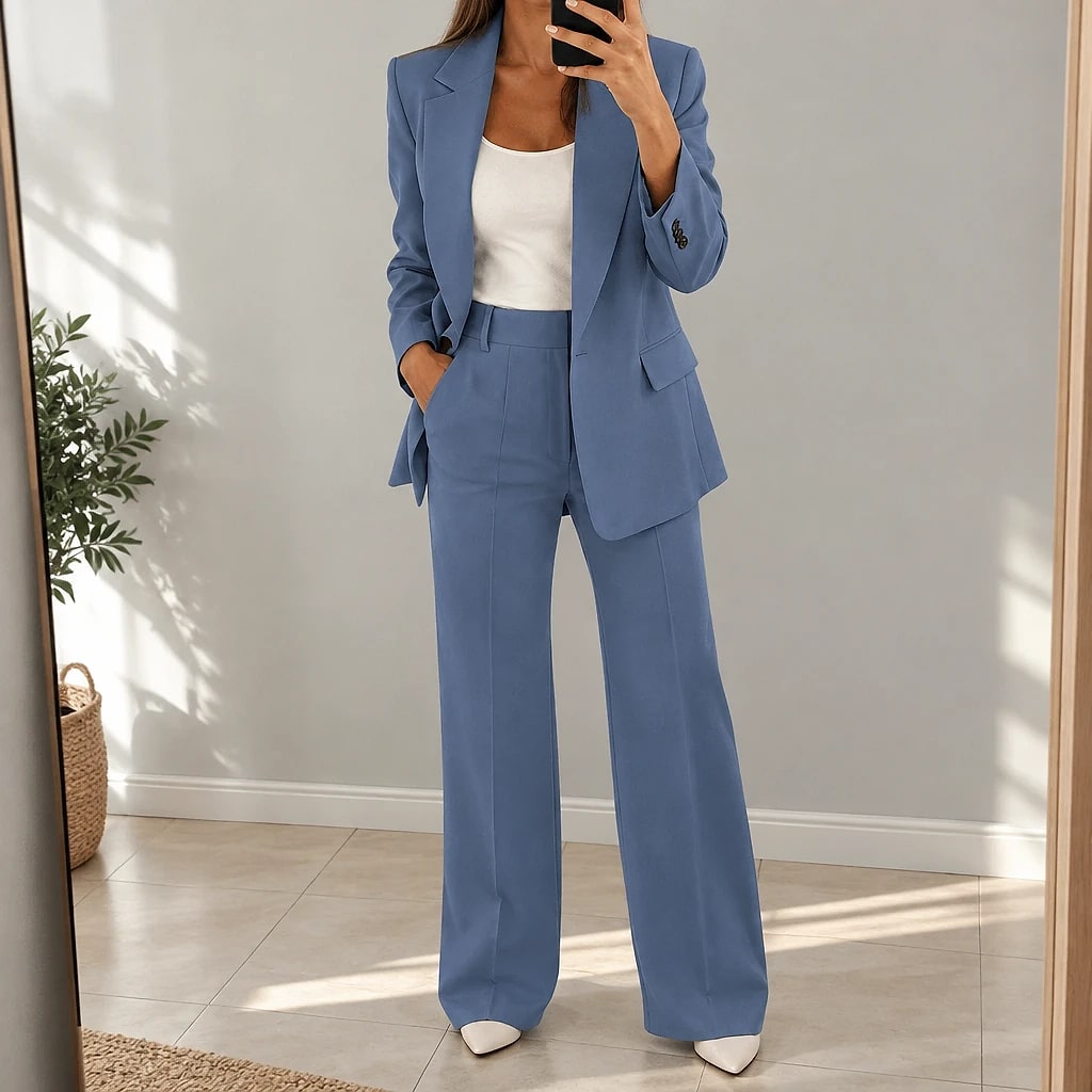 Solvara – Conjunto Sastre Blazer Pantalón