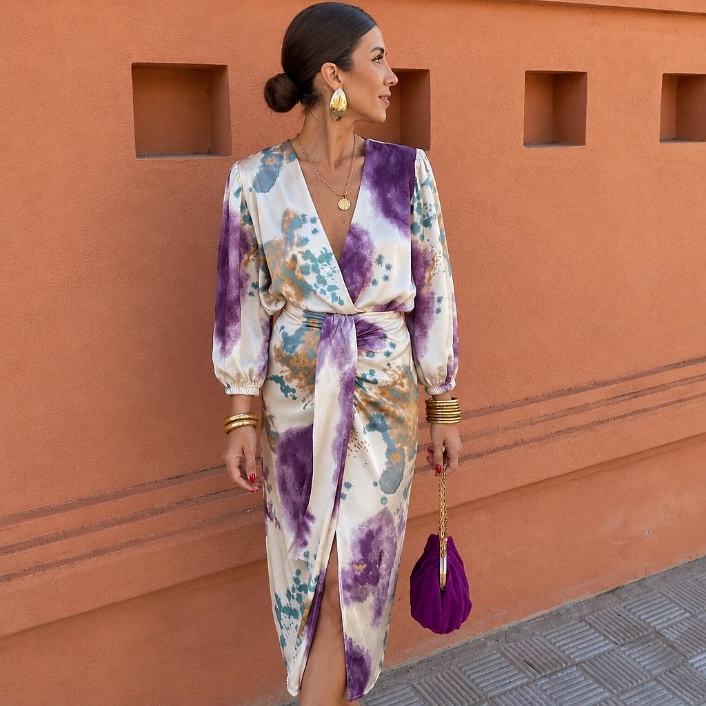 Solvara – Vestido Midi Elegante