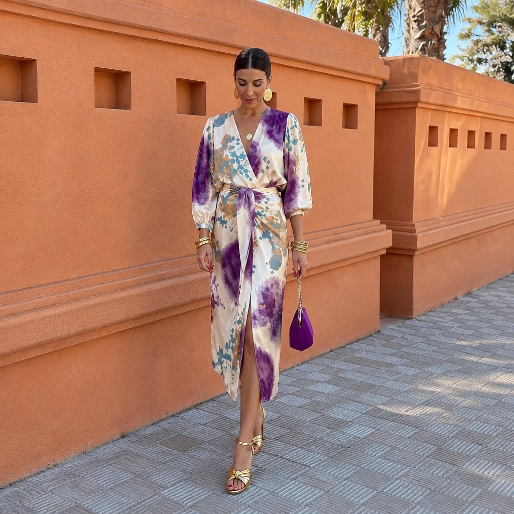 Solvara – Vestido Midi Elegante