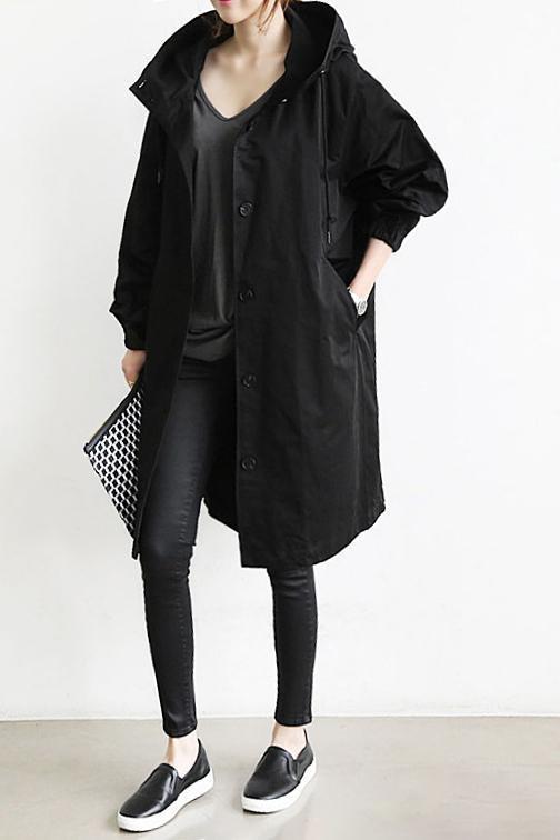 Gabardina impermeable - Capucha Helena - Elegante y Caliente
