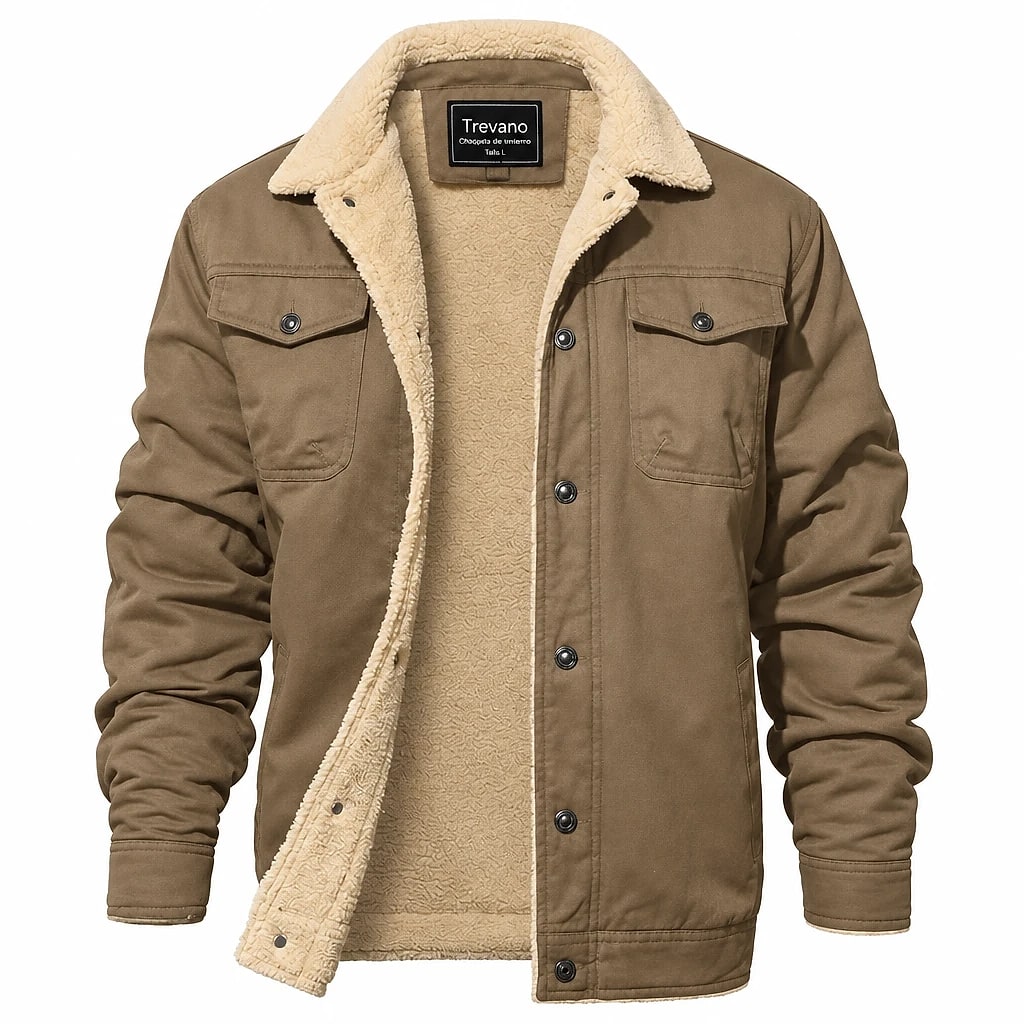 Trevano – Chaqueta Aviador Cuello Vuelto