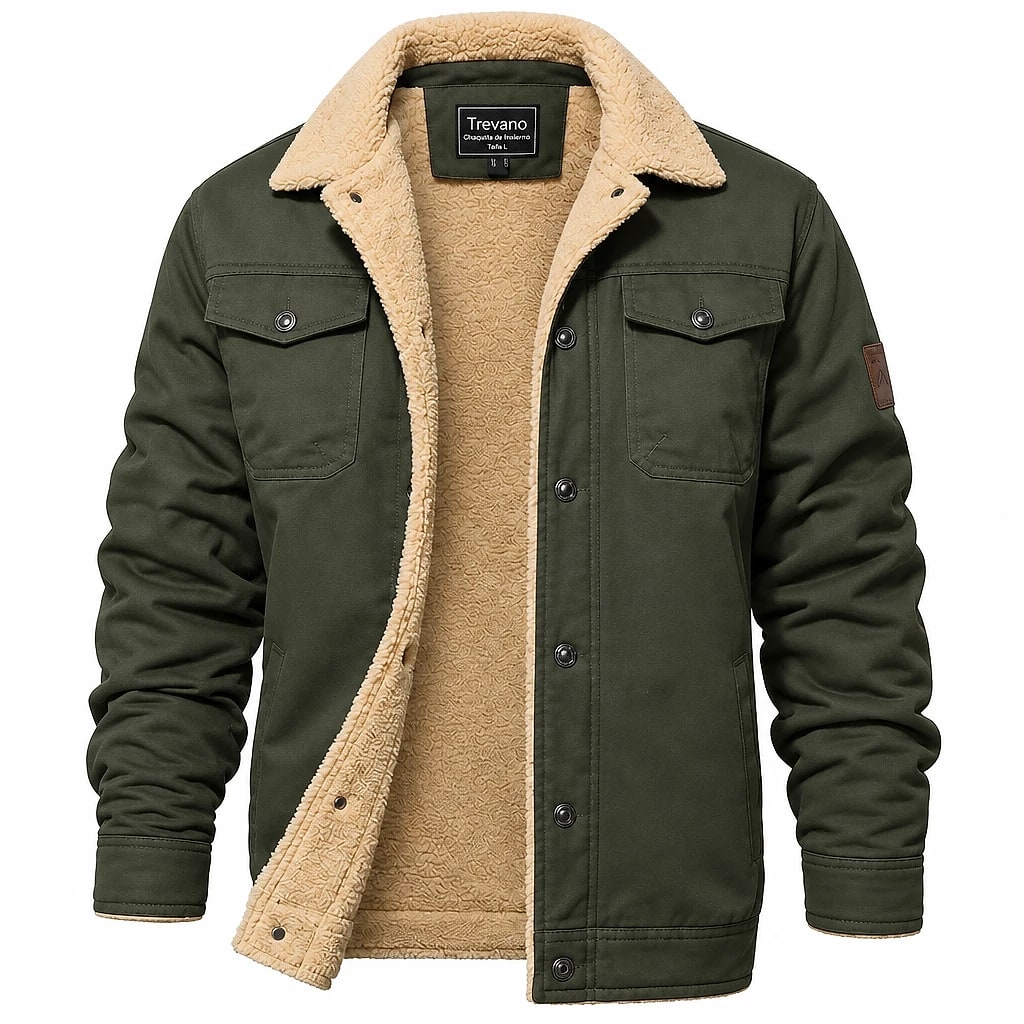 Trevano – Chaqueta Aviador Cuello Vuelto
