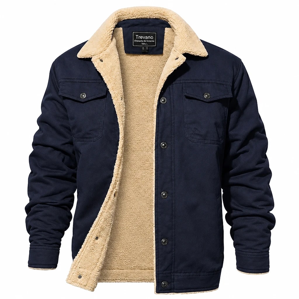 Trevano – Chaqueta Aviador Cuello Vuelto