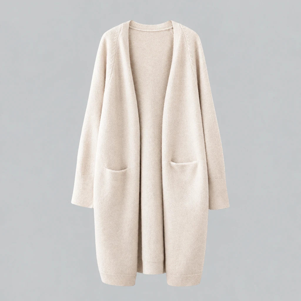 Velana – Cardigan Largo Oversize Cachemira