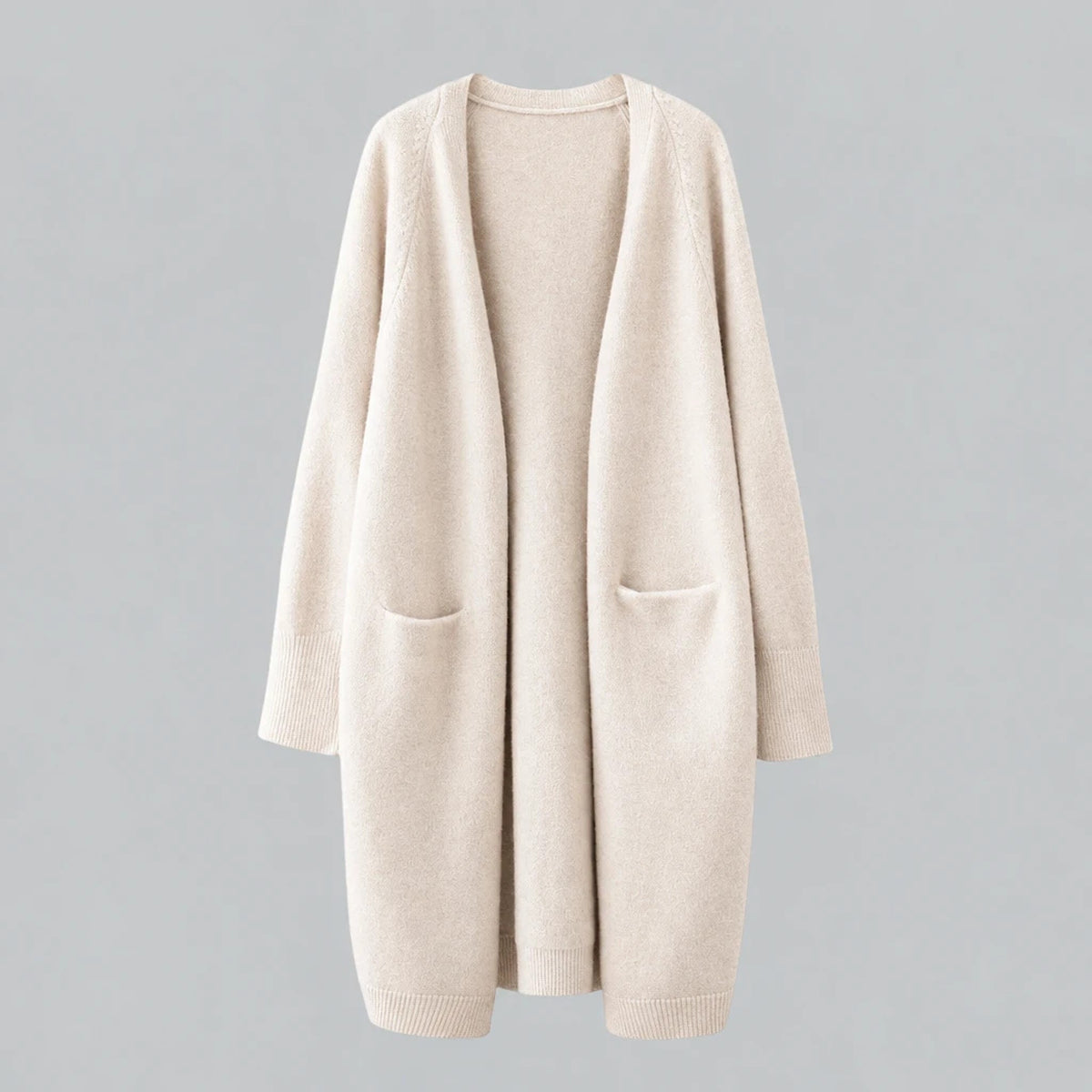 Velana – Cardigan Largo Oversize Cachemira