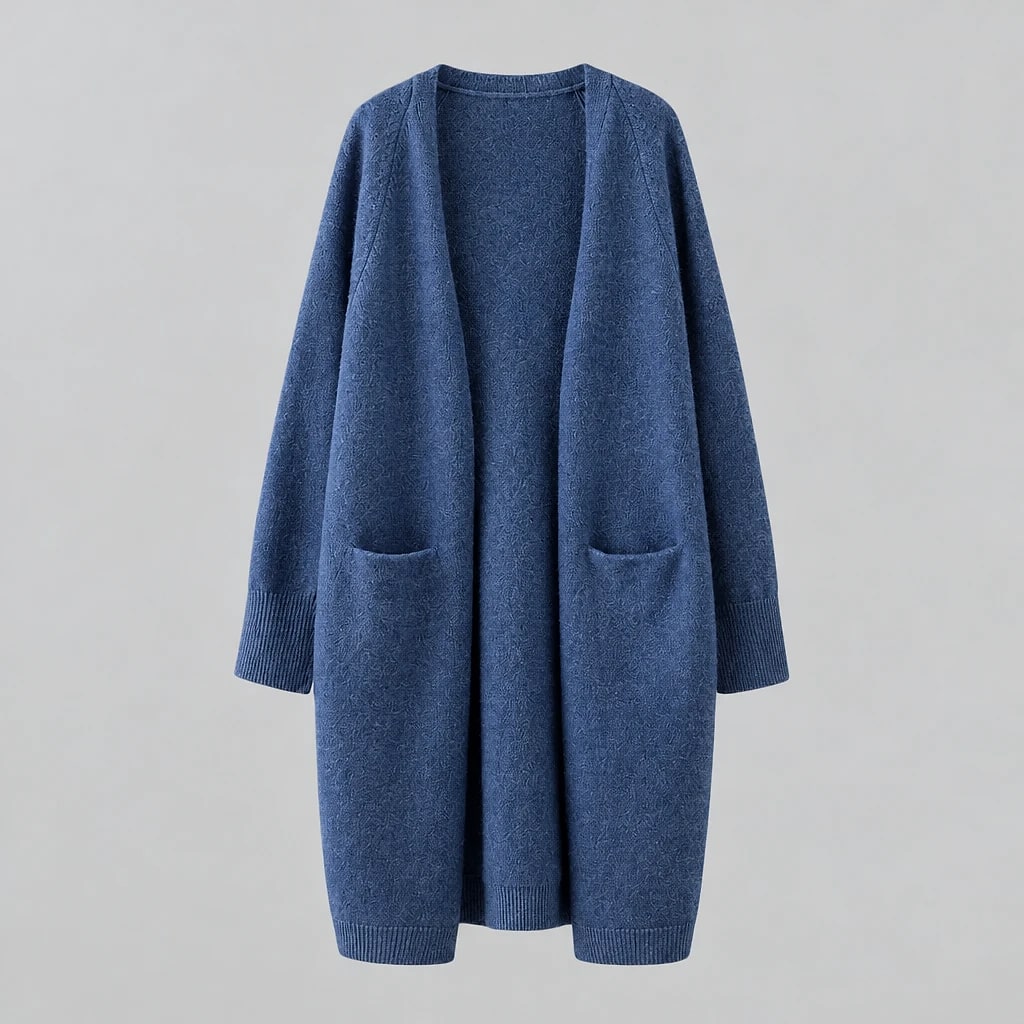 Velana – Cardigan Largo Oversize Cachemira