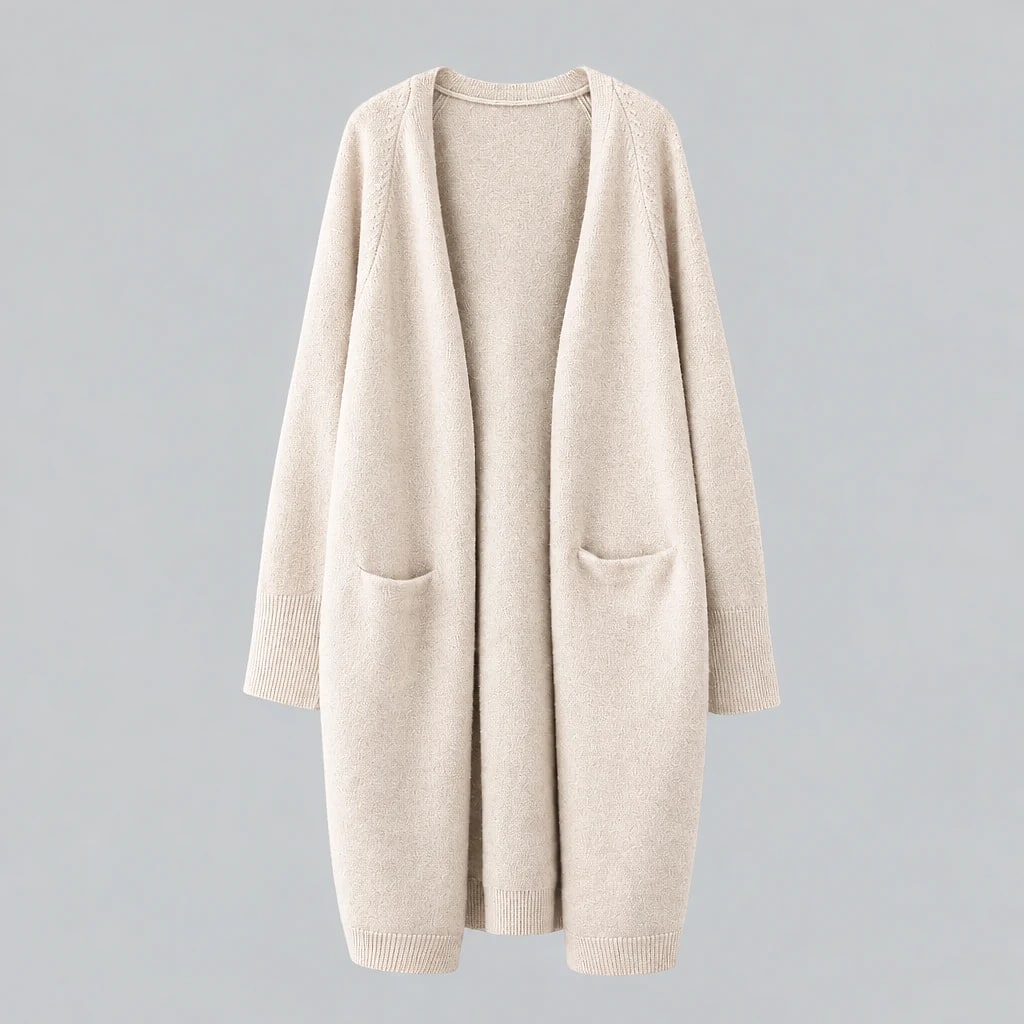 Velana – Cardigan Largo Oversize Cachemira
