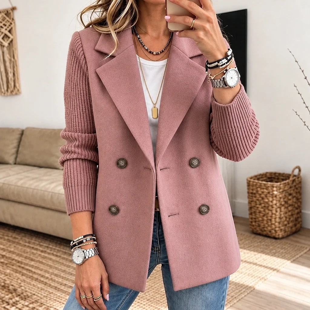 Veloria – Chaqueta Doble Botonadura Mujer