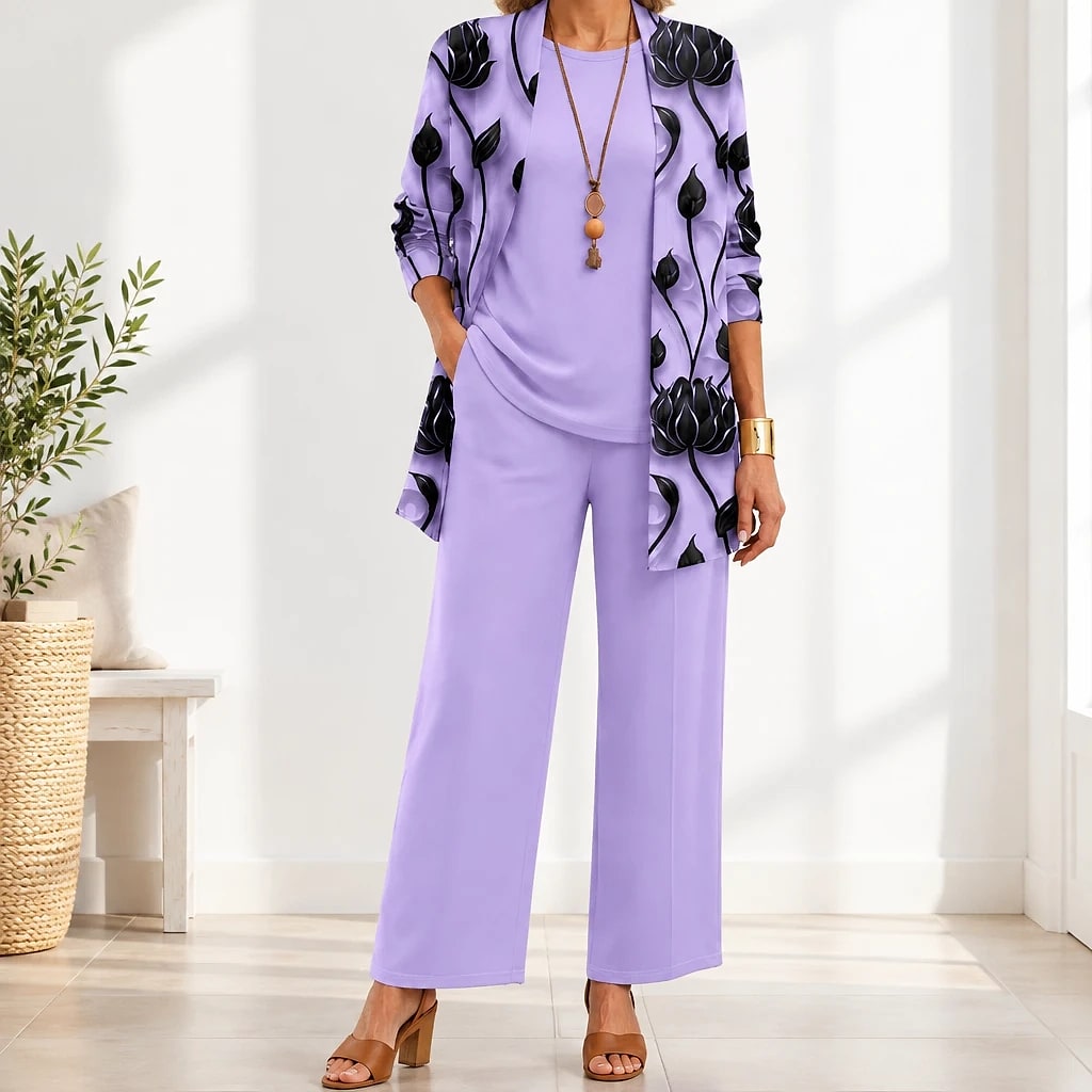 Veloria – Conjunto Mujer Tres Piezas