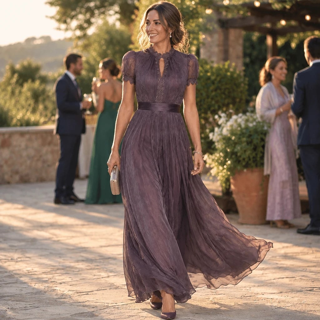 Veloria – Vestido Largo de Gasa