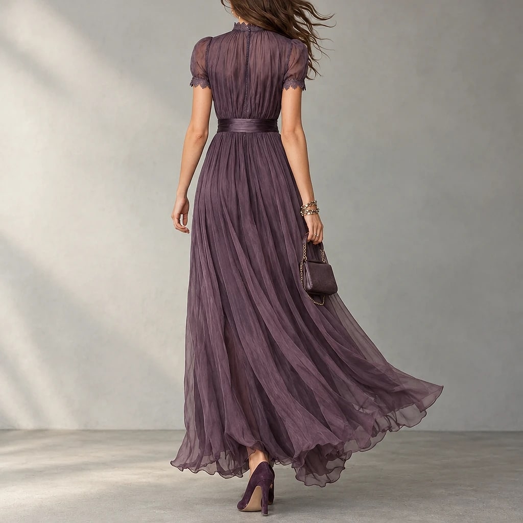 Veloria – Vestido Largo de Gasa