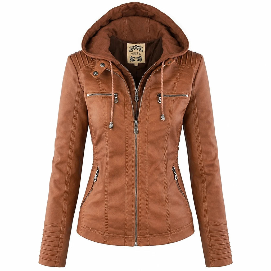 Velta – Chaqueta de Cuero Mujer