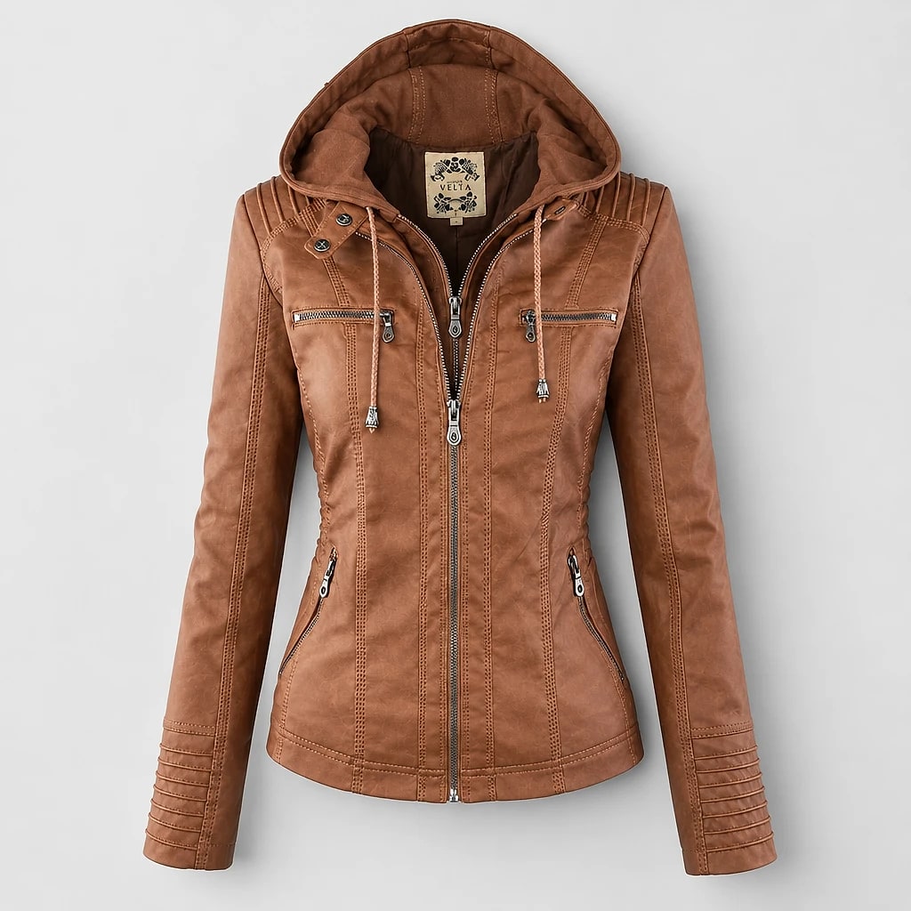 Velta – Chaqueta de Cuero Mujer