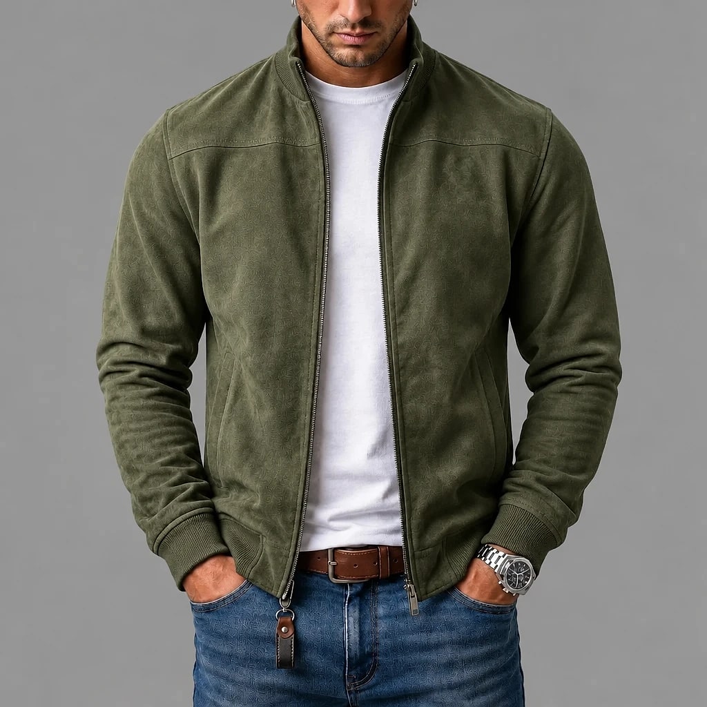 Veltrán – Chaqueta Efecto Ante Hombre