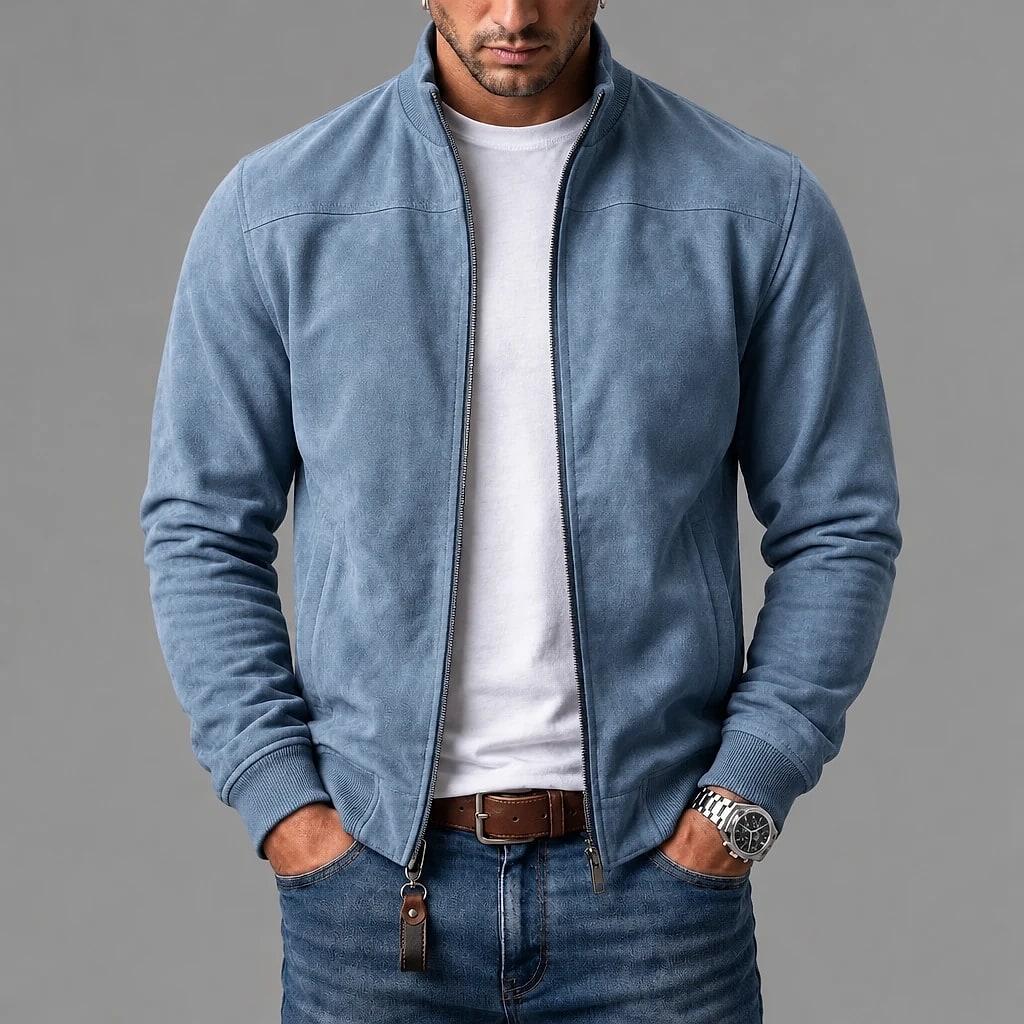Veltrán – Chaqueta Efecto Ante Hombre