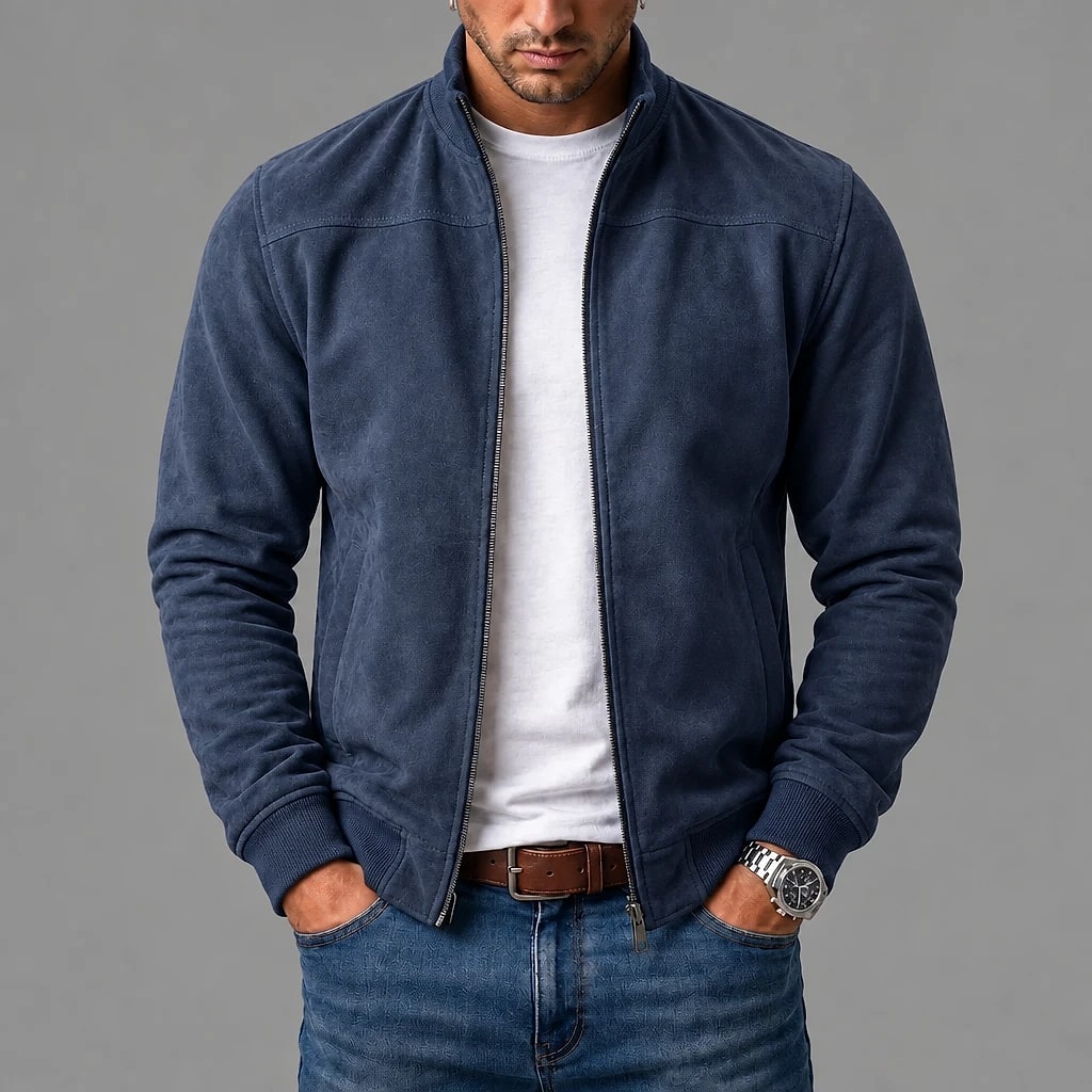 Veltrán – Chaqueta Efecto Ante Hombre