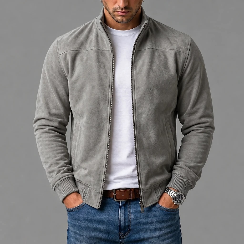 Veltrán – Chaqueta Efecto Ante Hombre