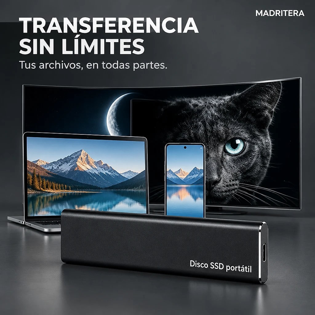 Veltrix – Disco Duro Externo SSD 4TB