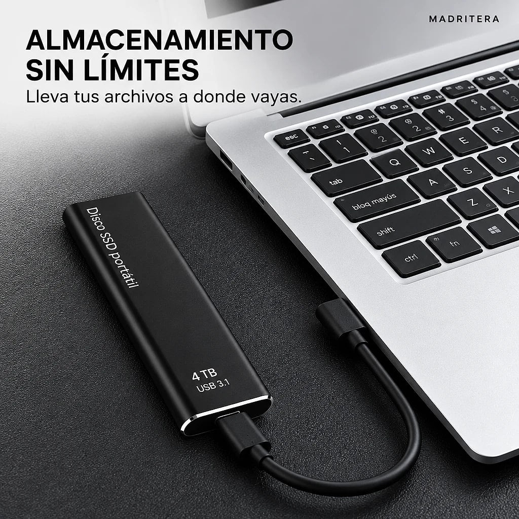 Veltrix – Disco Duro Externo SSD 4TB