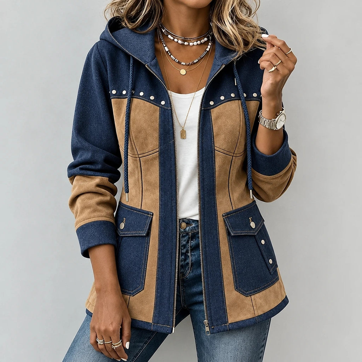 Velura – Chaqueta Mujer con Capucha