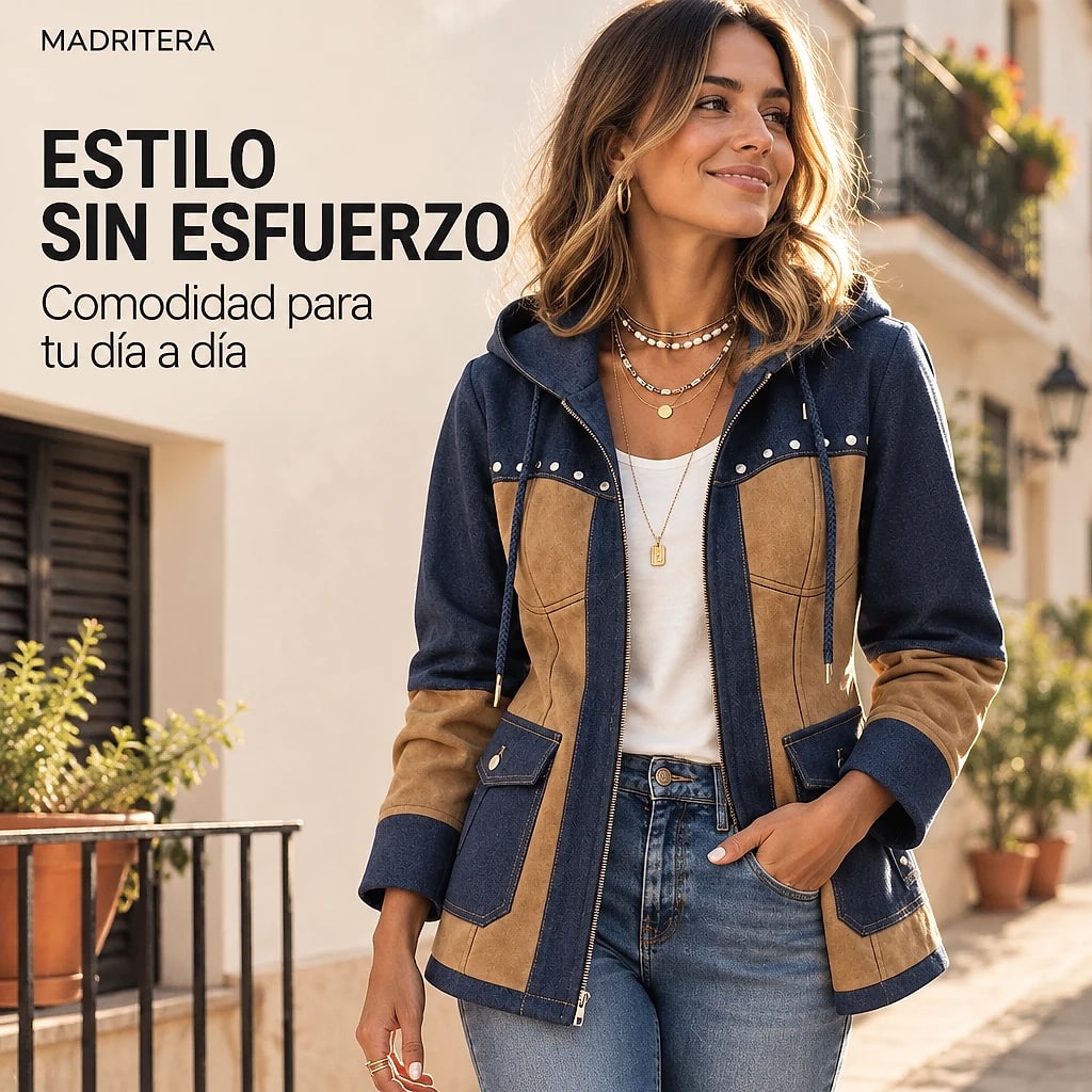 Velura – Chaqueta Mujer con Capucha