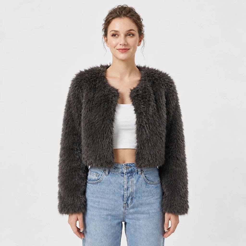 Veluria – Chaqueta de Pelo Sintético