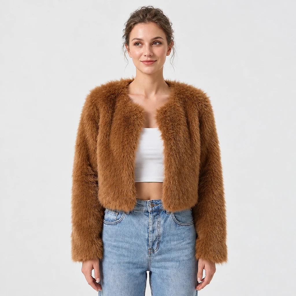 Veluria – Chaqueta de Pelo Sintético
