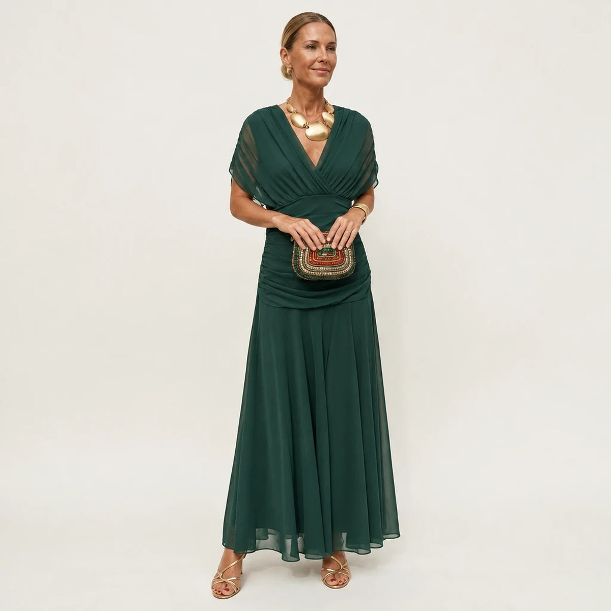 Veluria – Vestido Largo Fluido