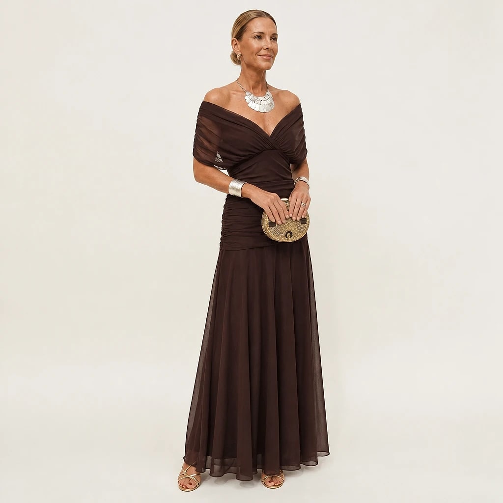 Veluria – Vestido Largo Fluido