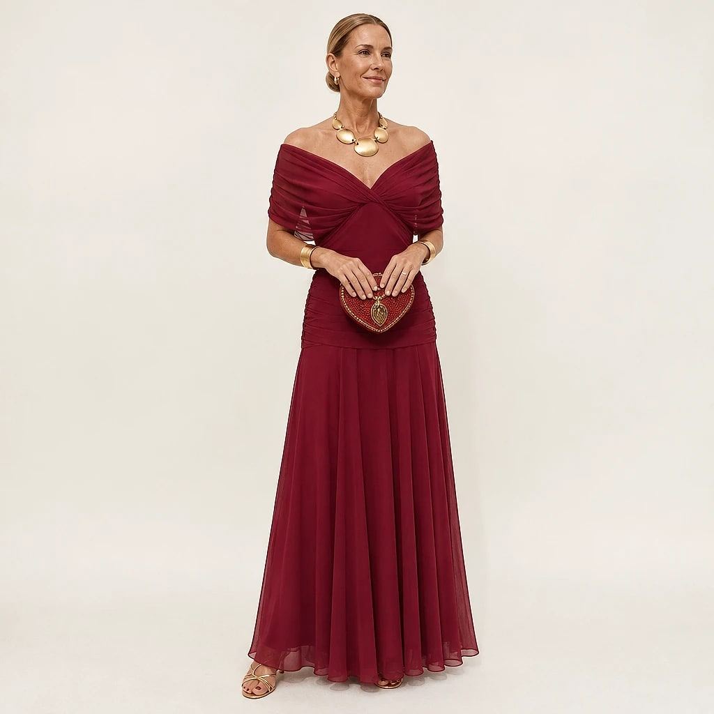 Veluria – Vestido Largo Fluido