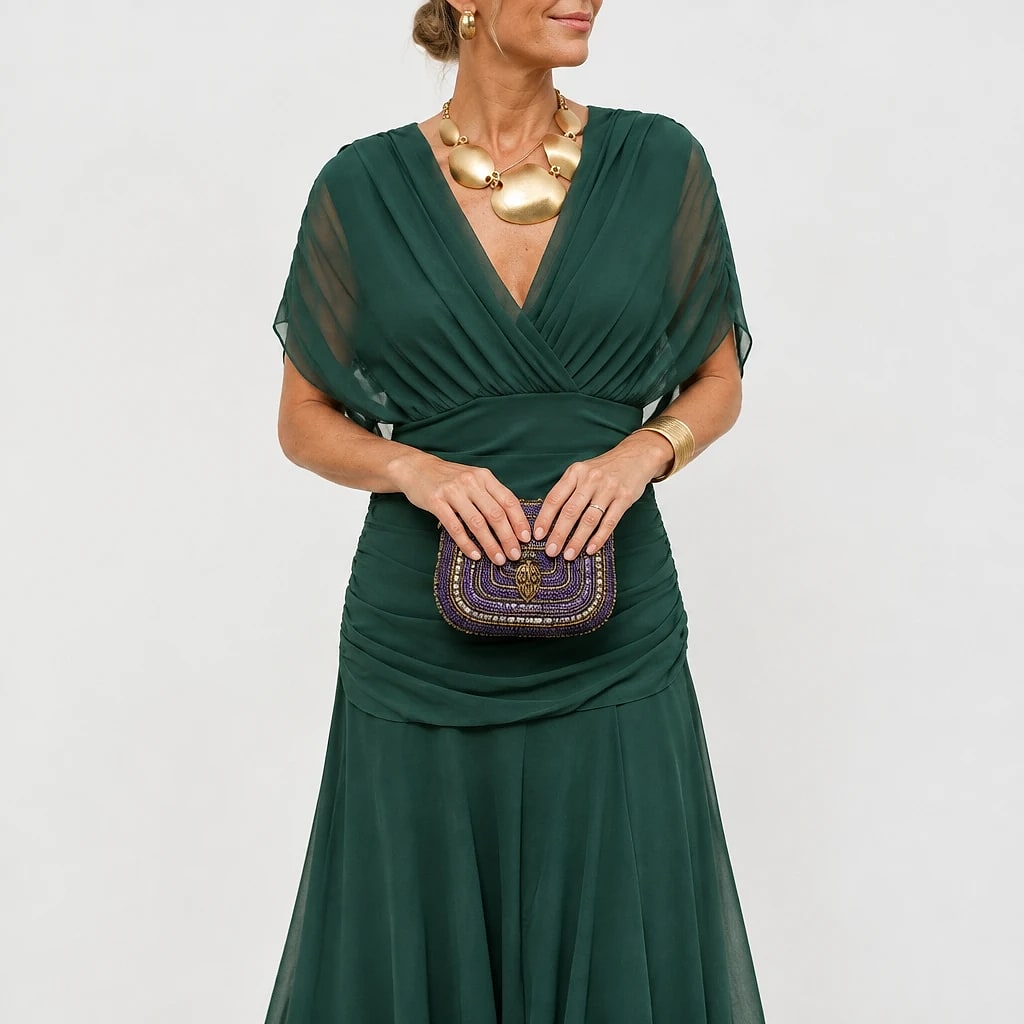 Veluria – Vestido Largo Fluido