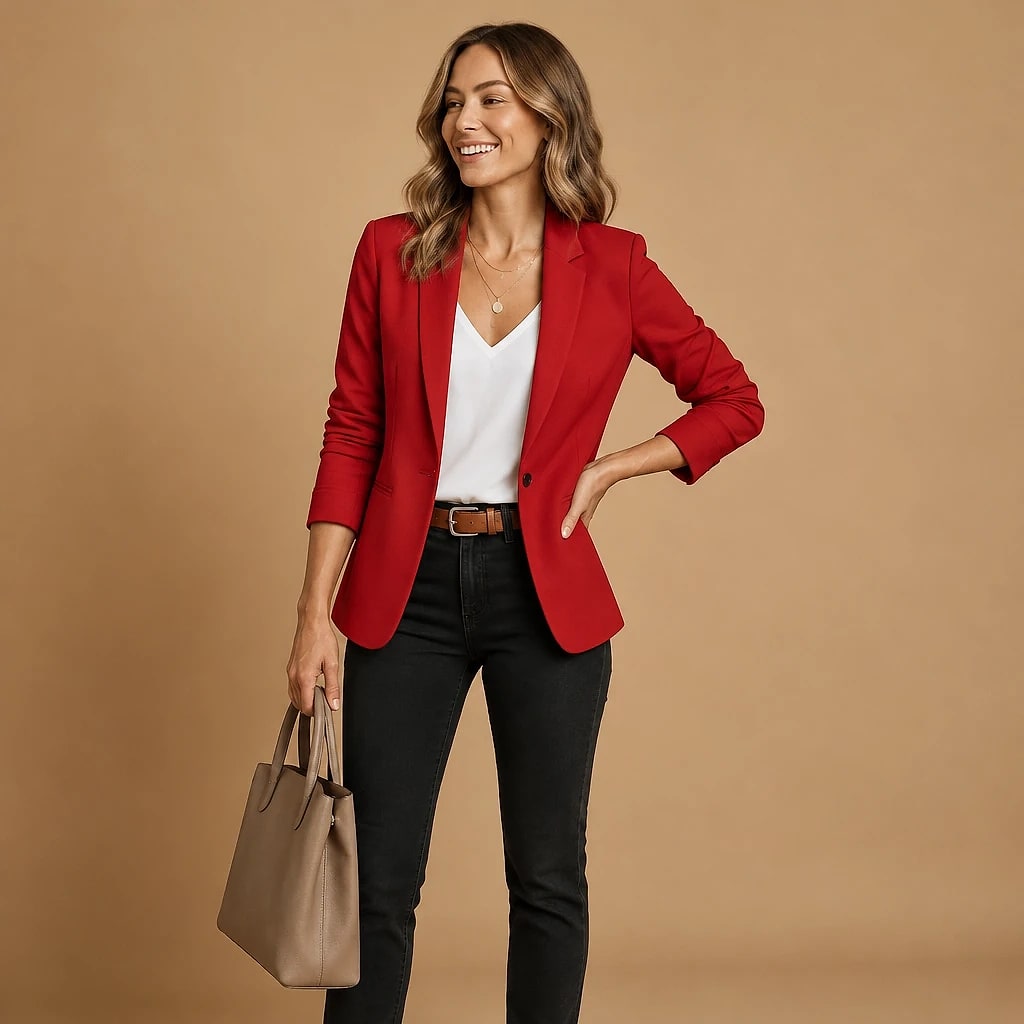 Venelva – Blazer Entallado Mujer