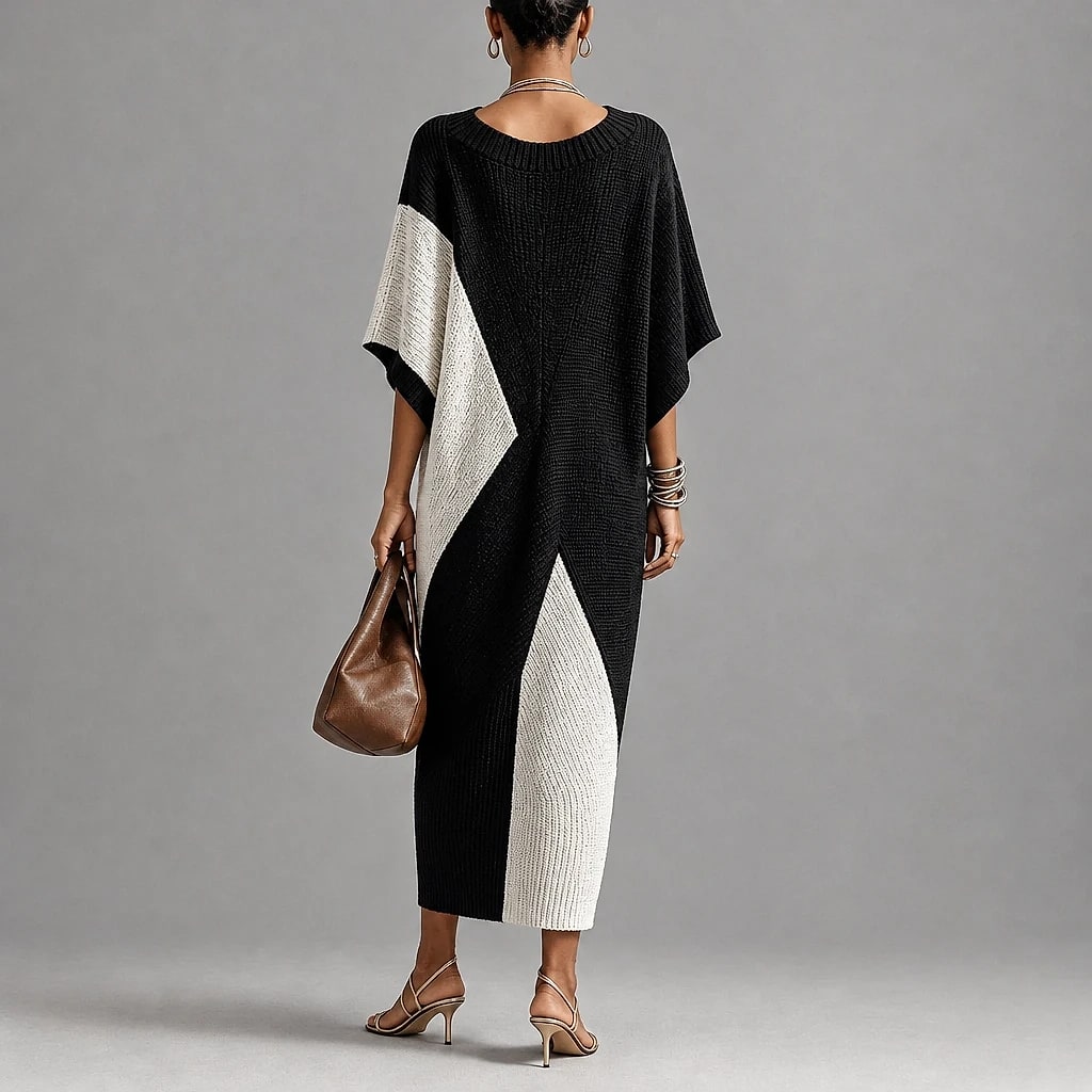 Voleira – Vestido Midi Bicolor Mujer